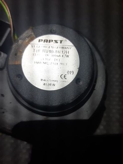 BMW 6 Series E63 E64 2004-2010 E-Box Cooling Fan 7531783