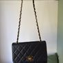 chanel rare vintage caviar Single Flap 24k Gold Plated Image 10