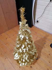 Christmas Tree 3' Gold pop up style 3 Foot High 2 Available