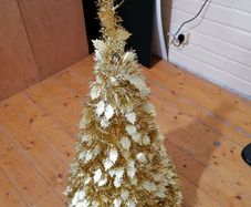 Christmas Tree 3' Gold pop up style 3 Foot High 2 Available