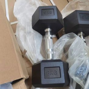 Brand new Hex Rubber Dumbbells