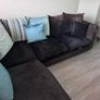 Charcoal Corner Sofa | Cushions Included Image 8