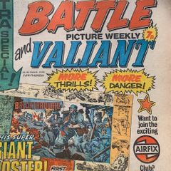 Battle & Valiant Comics x 5, IPC Magazines, 1977 and 1976 UK Vintage Comics, Golden Age