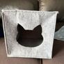 Cat accessories 1 Insert Cat Bed, 3 wooden steps, litter Image 2