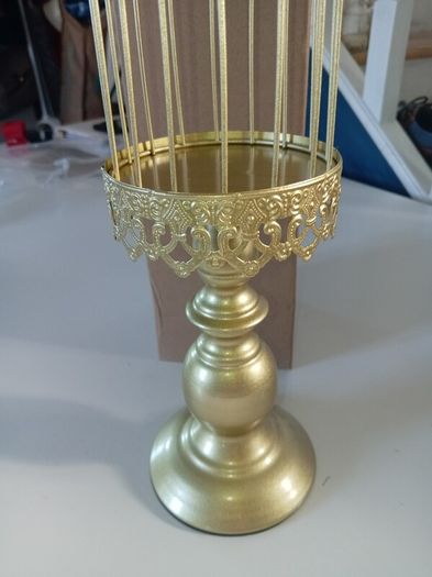 Bird Cage Candle Holder