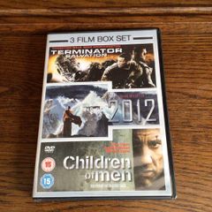 3 Film Box Set Terminator salvation children of men and 2012