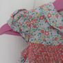 Baby Girls M&S Cotton Floral Smock Dress Age 9-12 months Image 5