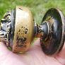 Victorian Heavy Door Brace Set - Letter Plate set  Brass Lion Face  Centre Knob Brass Door Knocker and Letter plate Image 5