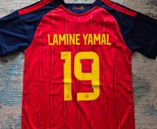 Spain football jersey adults S and XL