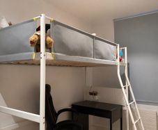 loft bed Frame with mattress