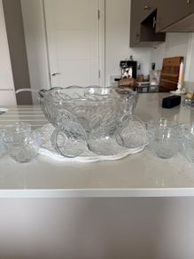 Glass Punch Set