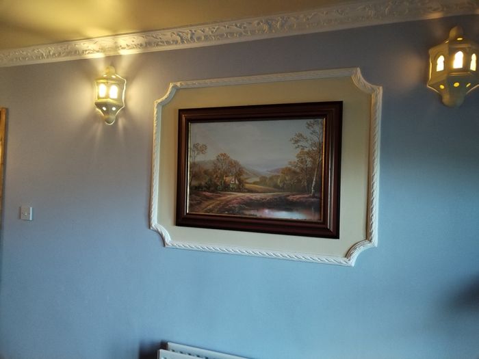 Framed Picture - Country Cottage Scenic View - Suit many areas of your home, Hall Way, Dinning Room, Lounge, Sitting etc