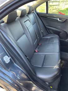 2014 Mercedes Leather Seats black Rear Bench