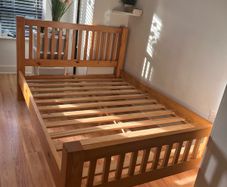 Double bed frame-Wooden