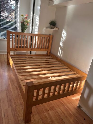 Double bed frame-Wooden