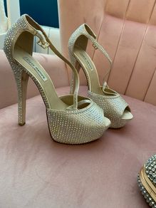 Steve Madden wedding shoes & matching bag