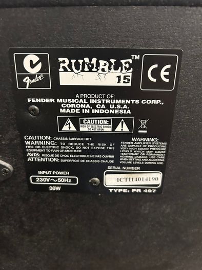 Fender Rumble 15