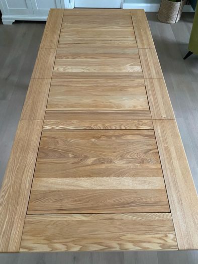 Solid Oak Extending Dining Table Fully Refinished