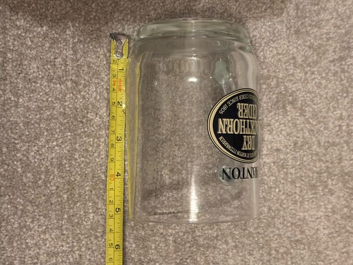 vintage Taunton Dry Blackthorn Cider glass tankard