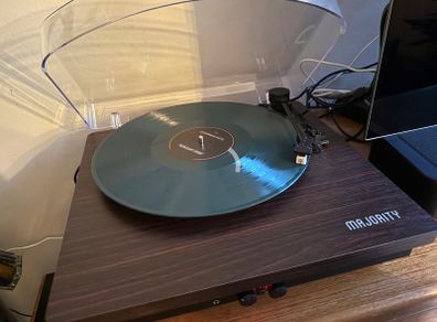 Majority Moto Plus Vinyl Record Player and Speakers