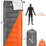 NEW SALE | Sleeping Bag Camping Sleep Bags: Sportneer Warm Sleeping Bags for Single Adults 3-4 Season Waterproof Lightweight Large Ultralight suit for Adult Man Fishing Travel Outdoor Image 2