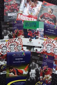 Munster Rugby Programmes - Individually Priced
