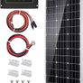 NEW SALE | Solar Panel Kit 100 Watt 12 Volt Monocrystalline Off Grid System for Homes RV Boat Image 2