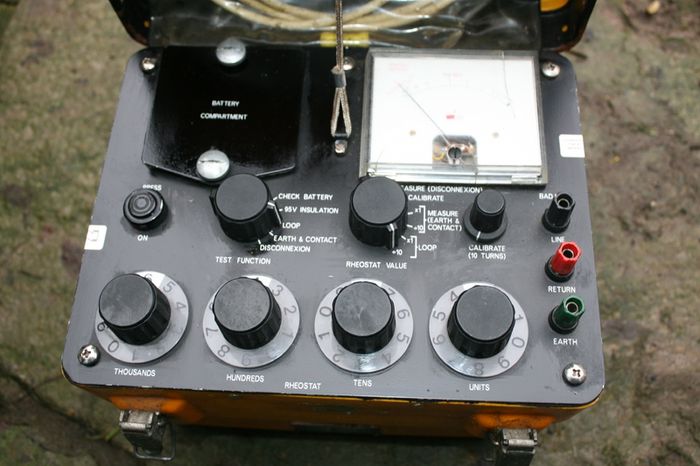 Ohmmeter 18B/095 (the battery should be replaced)