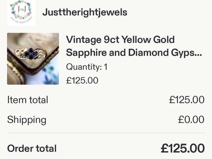 Vintage 9ct Yellow Gold Gypsy Ring