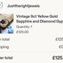 Vintage 9ct Yellow Gold Gypsy Ring Image 5