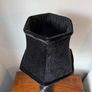 Pair of black velvet table lamps Image 4