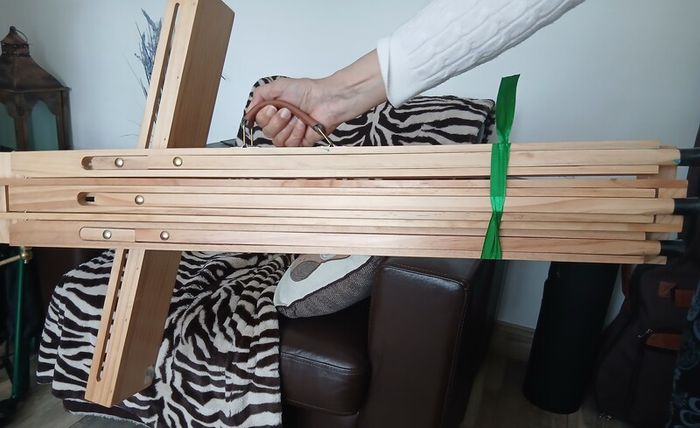 Crelando Wooden Adjustable/Foldable Easel