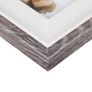 7x5'' / 13x18cm Wood Photo Frames Set of 3, Vintage Wooden Rustic Picture Frame Set with High Definition Glass Image 5