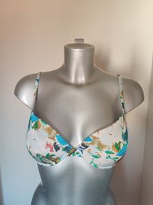 Calvin Klein push up floral bra size UK32D EU70D Postage included