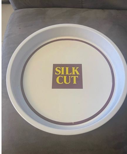 Original SILK CUT pub tray. Ideal wall mount sign
