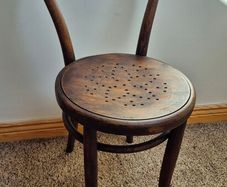 Authentic 1920s Luterma Estonia Vienna Cafe Chair  Excellent Condition