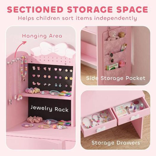 Kids Dressing Table & Vanity Set