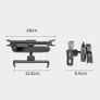 EAFC Telescopic Car Rear Pillow Phone Holder Tablet Car Stand Seat Rear Headrest Mounting Bracket for Phone Tablet 4-11 Inch Image 7