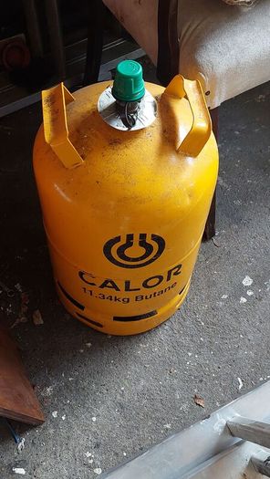 Full Calor gas bottle