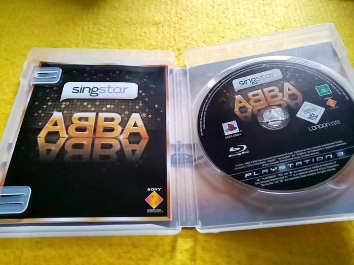 Singstar Abba PlayStation 3 ps3 games Original Pal version