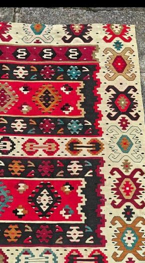 Colourful Anatolia Kilim Rug Carpet Persian