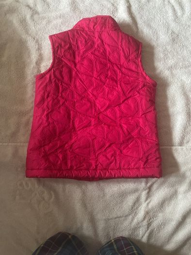 Girls Gap Pink Sleeveless Jacket with fleece lining