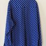 Vintage Blue Polka Dot Shirt Image 3