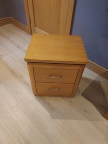 Solid Oak Lamp Table