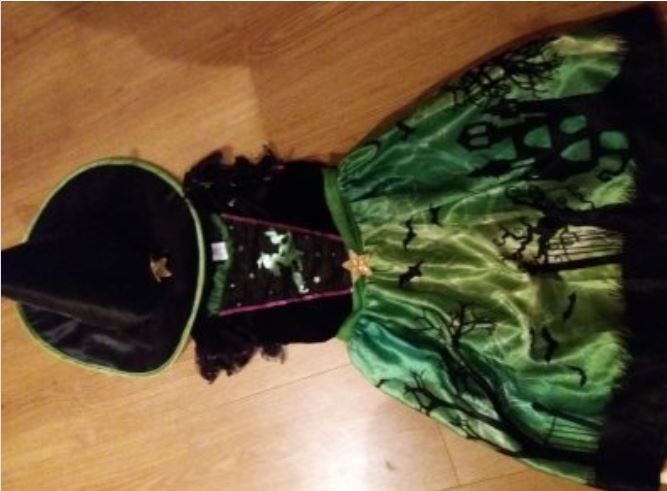 Girls Halloween Costume 3yo+