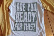 Age 9-10 'Are You Ready' Long Sleeved Top