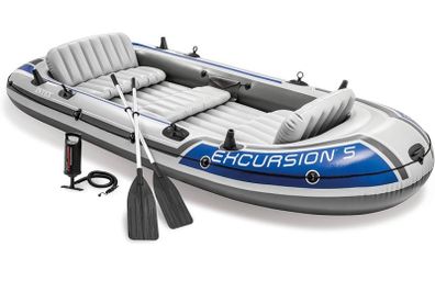 Inflatable Boat Set with Aluminium Oars and Pump (FREE POSTAGE)