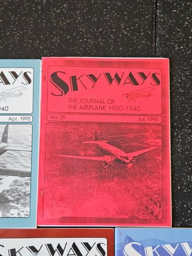 Lot of 9 Skyways The Journal of The Airplane 1920-1940 Book volumes 32- 40