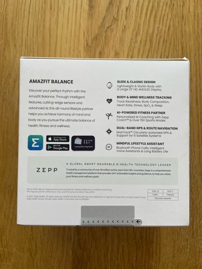 Amazfit balance smart watch