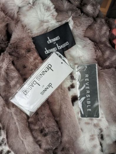 Brand new with tags Authentic Dennis Basso Reversible fur coat